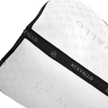 Ammortizzatore in memory foam con grip in gel bifacciale Acavallo Bianco / nero