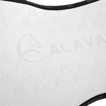 Ammortizzatore in memory foam con grip in gel bifacciale Acavallo Bianco / nero