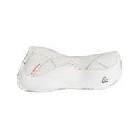 Ammortizzatore in memory foam con gel esagonale e rialzo anteriore Acavallo Bianco / argento Ammortizzatore in memory foam con gel esagonale e rialzo anteriore Acavallo Bianco / argento