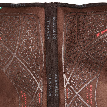 Ammortizzatore in memory foam con gel esagonale e rialzo anteriore Acavallo Marrone / bronzo Ammortizzatore in memory foam con gel esagonale e rialzo anteriore Acavallo Marrone / bronzo