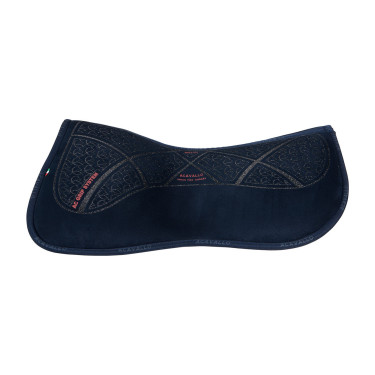 Ammortizzatore in memory foam con gel esagonale e rialzo anteriore Acavallo Blu / argento