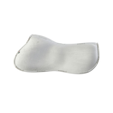 Ammortizzatore in memory foam con gel esagonale e rialzo posteriore Acavallo Ammortizzatore in memory foam con gel esagonale e rialzo posteriore Acavallo