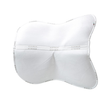 Ammortizzatore in memory foam con gel esagonale e rialzo posteriore Acavallo Ammortizzatore in memory foam con gel esagonale e rialzo posteriore Acavallo