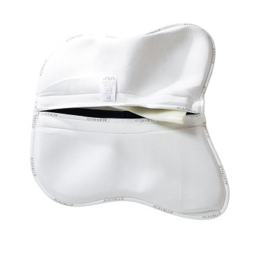 Ammortizzatore in memory foam con gel esagonale e rialzo posteriore Acavallo Ammortizzatore in memory foam con gel esagonale e rialzo posteriore Acavallo