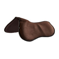 Ammortizzatore in memory foam con gel esagonale e rialzo posteriore Acavallo Marrone