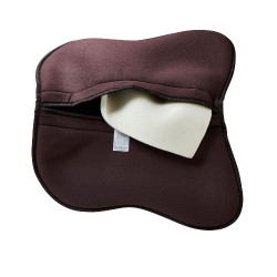 Ammortizzatore in memory foam con gel esagonale e rialzo posteriore Acavallo Marrone Ammortizzatore in memory foam con gel esagonale e rialzo posteriore Acavallo Marrone