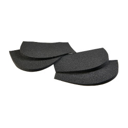Ammortizzatore in memory foam con gel esagonale e rialzo posteriore Acavallo Marrone Ammortizzatore in memory foam con gel esagonale e rialzo posteriore Acavallo Marrone
