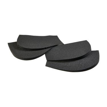 Ammortizzatore in memory foam con gel esagonale e rialzo posteriore Acavallo Marrone Ammortizzatore in memory foam con gel esagonale e rialzo posteriore Acavallo Marrone