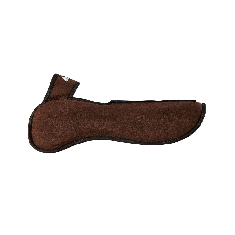 Ammortizzatore con tasche configurabili e pad Piuma WFS in pelle scamosciata piatta Acavallo Ammortizzatore con tasche configurabili e pad Piuma WFS in pelle scamosciata piatta Acavallo