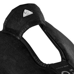 Ammortizzatore con tasche configurabili e pad Piuma WFS in pelle scamosciata piatta Acavallo Nero Ammortizzatore con tasche configurabili e pad Piuma WFS in pelle scamosciata piatta Acavallo Nero