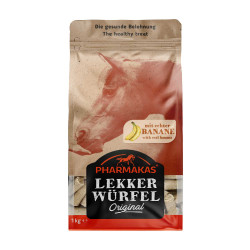 Leccornie per cavalli alla banana Pharmakas Leccornie per cavalli alla banana Pharmakas