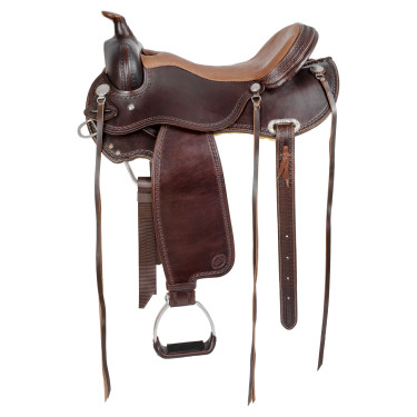 Sella western trail mantello rotondo full quarter 8020 Marrone