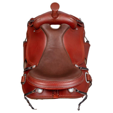 Sella western trail mantello rotondo full quarter 8020 Nocciola Marrone