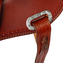 Sella western trail mantello rotondo full quarter 8020 Nocciola Marrone