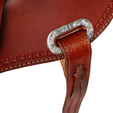 Sella western trail mantello rotondo full quarter 8020 Nocciola Marrone