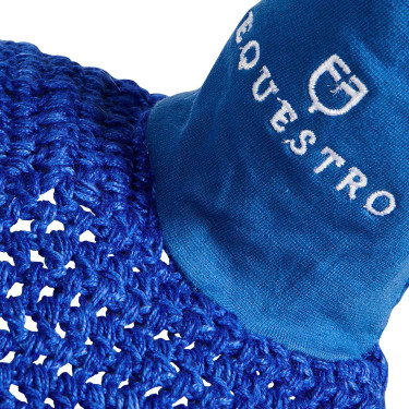 Cuffia antimosche lunga Equestro Blu reale