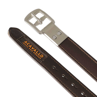 Staffili Acavallo Pelle Interno Nylon Marrone scuro