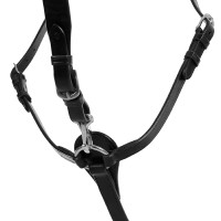 Pettorale martingala Acavallo in cuoio a 3 punti Nero Pettorale martingala Acavallo in cuoio a 3 punti Nero