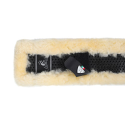 Acavallo Classic Kurzgurt-Schoner Gel & Lammfell Naturale Marrone