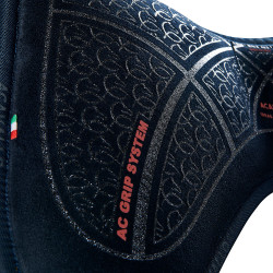 Ammortizzatore Acavallo grip e schiuma memory foam Close Contact Blu / argento Ammortizzatore Acavallo grip e schiuma memory foam Close Contact Blu / argento