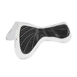 Ammortizzatore in gel classico Acavallo Close Contact memory foam Bianco