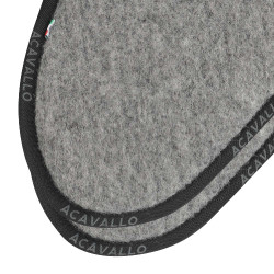 Ammortizzatore Acavallo Close Contact memory foam in lana vergine Grigio