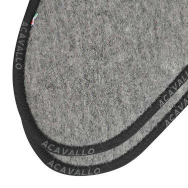 Ammortizzatore Acavallo Close Contact memory foam in lana vergine Grigio