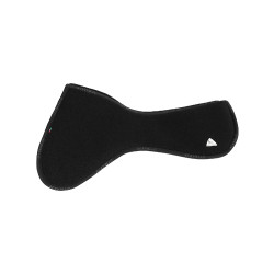 Ammortizzatore Acavallo Close Contact memory foam in lana vergine Nero