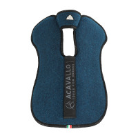 Ammortizzatore con tasca Acavallo doppio feltro Petrolio marino Blu Ammortizzatore con tasca Acavallo doppio feltro Petrolio marino Blu