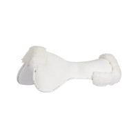 Ammortizzatore in memory foam Acavallo Close Contact con montone Bianco / bianco Ammortizzatore in memory foam Acavallo Close Contact con montone Bianco / bianco