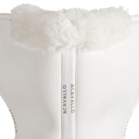 Ammortizzatore in memory foam Acavallo Close Contact con montone Bianco / bianco Ammortizzatore in memory foam Acavallo Close Contact con montone Bianco / bianco