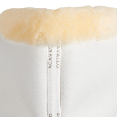 Ammortizzatore in memory foam Acavallo Close Contact con montone Bianco / naturale