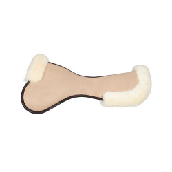 Ammortizzatore in memory foam Acavallo Close Contact con montone Sabbia / naturale Beige Ammortizzatore in memory foam Acavallo Close Contact con montone Sabbia / naturale Beige