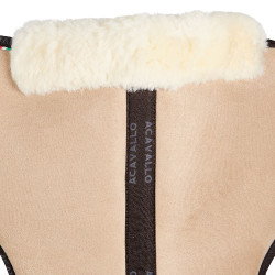 Ammortizzatore in memory foam Acavallo Close Contact con montone Sabbia / naturale Beige Ammortizzatore in memory foam Acavallo Close Contact con montone Sabbia / naturale Beige