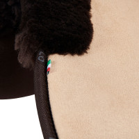 Ammortizzatore in memory foam Acavallo Close Contact con montone Blu / naturale