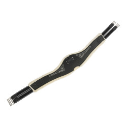 Sottopancia Anatomico Acavallo in Gel e PVC con Fodera in Lana Amovibile Nero Sottopancia Anatomico Acavallo in Gel e PVC con Fodera in Lana Amovibile Nero