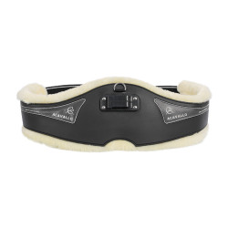 Sottopancia Anatomico Acavallo in Gel e PVC con Fodera in Lana Amovibile Nero Sottopancia Anatomico Acavallo in Gel e PVC con Fodera in Lana Amovibile Nero