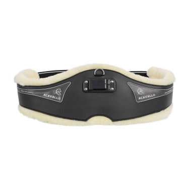 Sottopancia Anatomico Acavallo in Gel e PVC con Fodera in Lana Amovibile Sottopancia Anatomico Acavallo in Gel e PVC con Fodera in Lana Amovibile