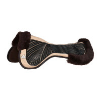 Ammortizzatore Acavallo Close Contact Classic in gel con memory foam e montone Sabbia / marrone Beige