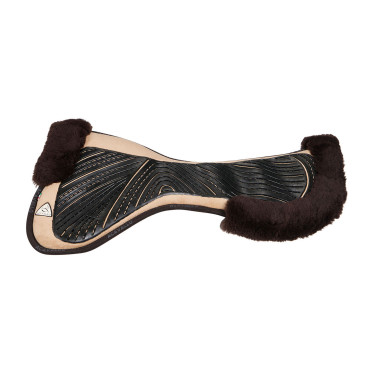 Ammortizzatore Acavallo Close Contact Classic in gel con memory foam e montone Sabbia / marrone Beige