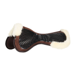Ammortizzatore Acavallo Close Contact Classic in gel con memory foam e montone Marrone / naturale