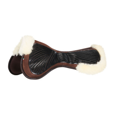 Ammortizzatore Acavallo Close Contact Classic in gel con memory foam e montone Marrone / naturale