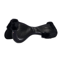 Ammortizzatore Acavallo Close Contact Classic in gel con memory foam e montone Nero / nero Ammortizzatore Acavallo Close Contact Classic in gel con memory foam e montone Nero / nero