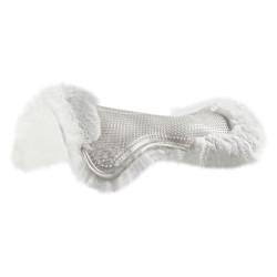 Ammortizzatore misto Close Contact Acavallo Classic con montone integrale Trasparente / bianco