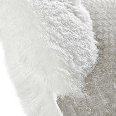 Ammortizzatore misto Close Contact Acavallo Classic con montone integrale Trasparente / bianco