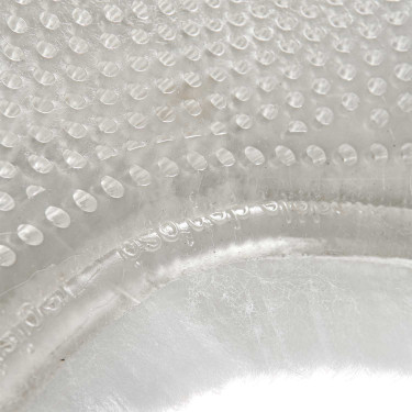 Ammortizzatore misto Close Contact Acavallo Classic con montone integrale Trasparente / bianco