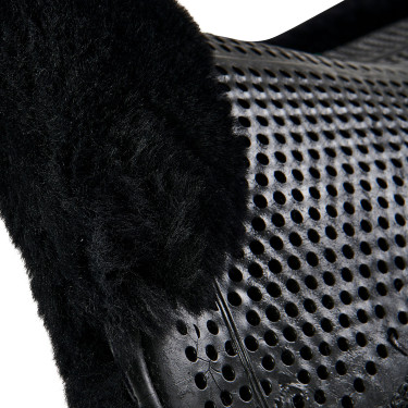 Amortisseur mixte Close Contact Acavallo Classic Mouton intégral Noir / noir