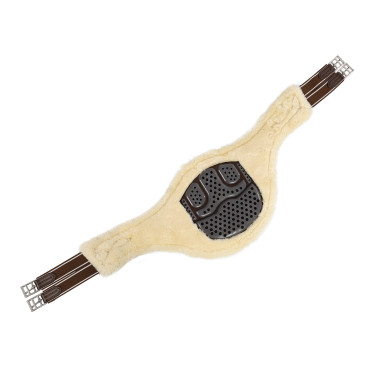 Sottopancia Acavallo Gel & Pvc Fodera rimovibile in lana Marrone scuro