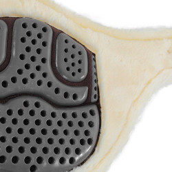 Sottopancia Acavallo Gel & Pvc Fodera rimovibile in lana Marrone scuro