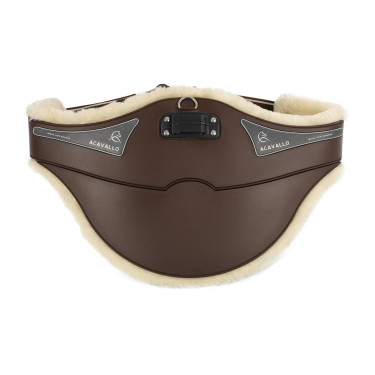 Sottopancia Acavallo Gel & Pvc Fodera rimovibile in lana Marrone scuro